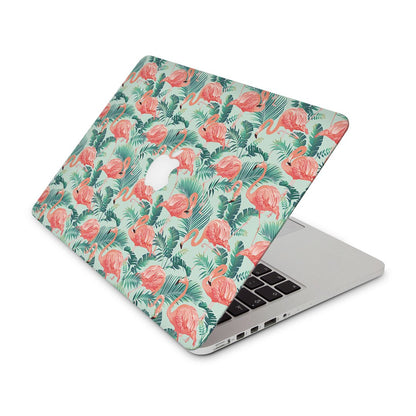 Flamingo Green Tropic - Macbook Skin