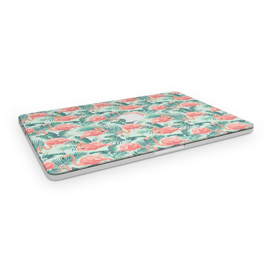 Flamingo Green Tropic - Macbook Skin