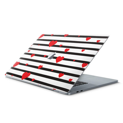 Valentine Stripes - Macbook Skin