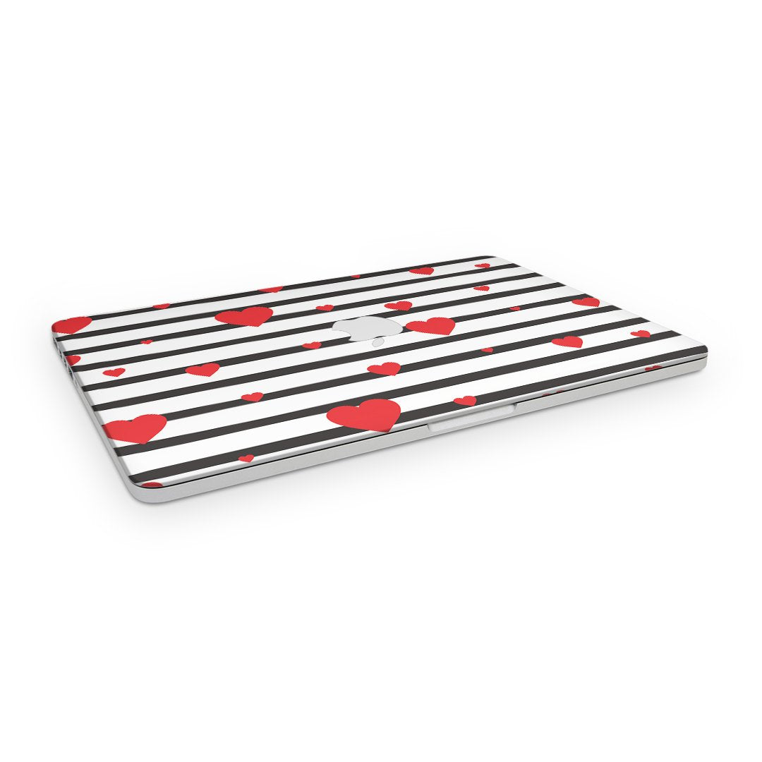 Valentine Stripes - Macbook Skin