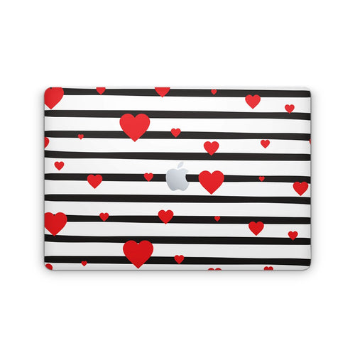 Valentine Stripes - Macbook Skin