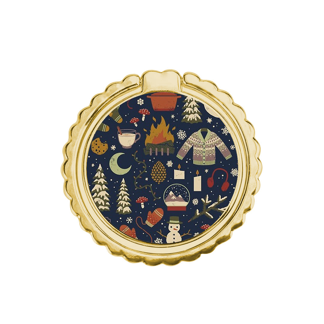 Christmas Elements - Μεταλλικό Δαχτυλίδι Κινητού