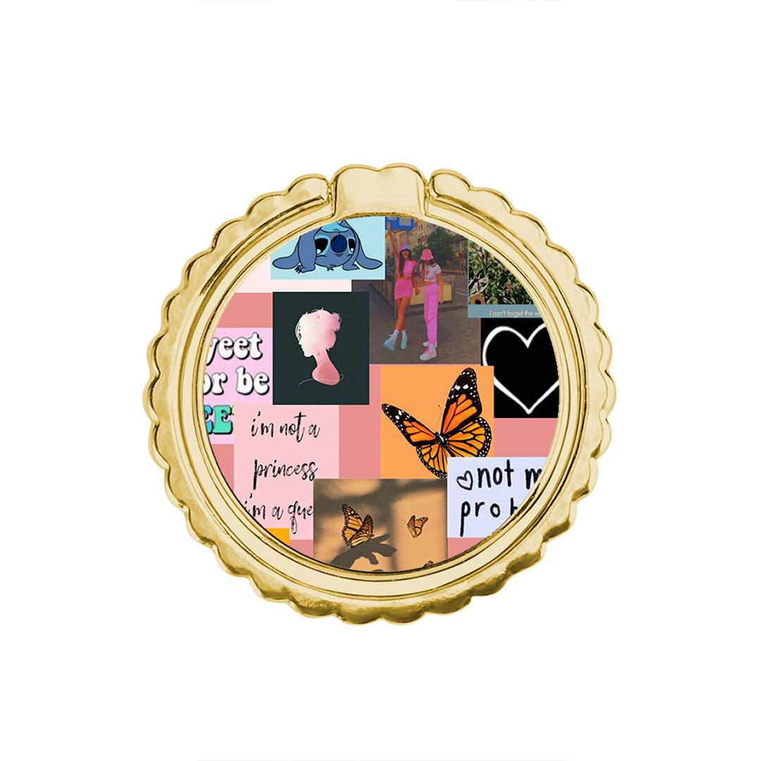 Collage Bitchin - Μεταλλικό Δαχτυλίδι Κινητού