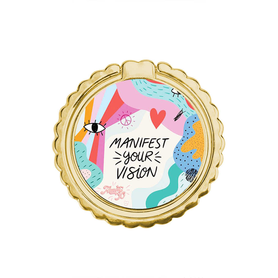 Manifest Your Vision - Μεταλλικό Δαχτυλίδι Κινητού