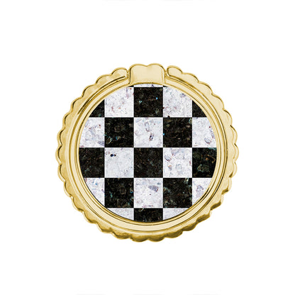 Marble Square Geometric - Μεταλλικό Δαχτυλίδι Κινητού