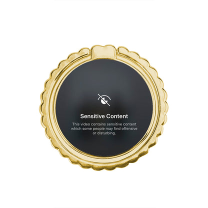 Sensitive Content - Μεταλλικό Δαχτυλίδι Κινητού