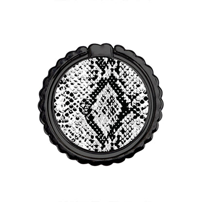 Animal White Snake - Μεταλλικό Δαχτυλίδι Κινητού