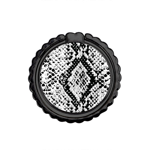 Animal White Snake - Μεταλλικό Δαχτυλίδι Κινητού