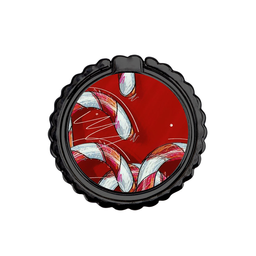 Candy Cane - Μεταλλικό Δαχτυλίδι Κινητού