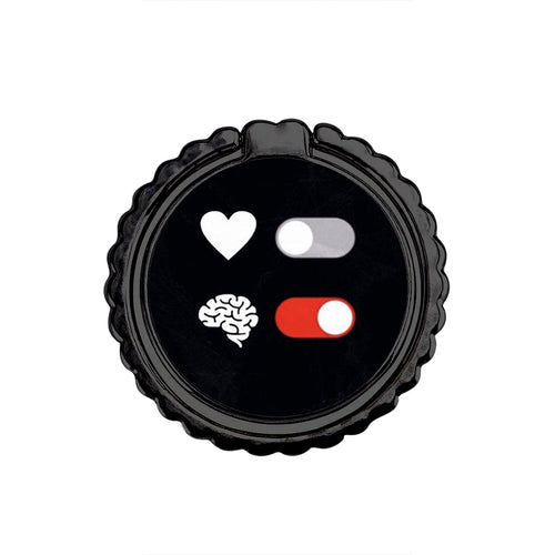 Heart Vs Brain - Μεταλλικό Δαχτυλίδι Κινητού