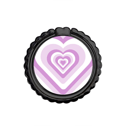 Lilac Hearts - Μεταλλικό Δαχτυλίδι Κινητού