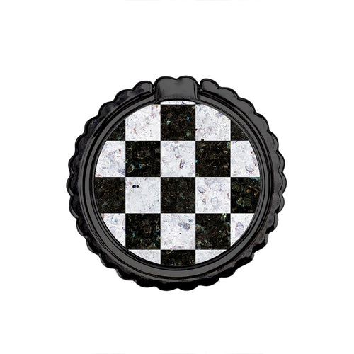 Marble Square Geometric - Μεταλλικό Δαχτυλίδι Κινητού