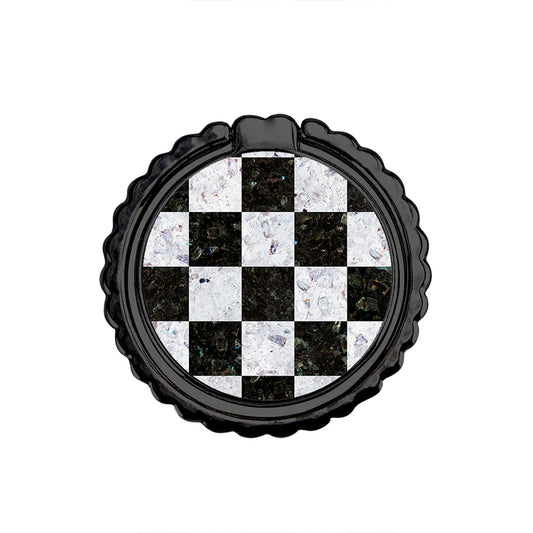 Marble Square Geometric - Μεταλλικό Δαχτυλίδι Κινητού
