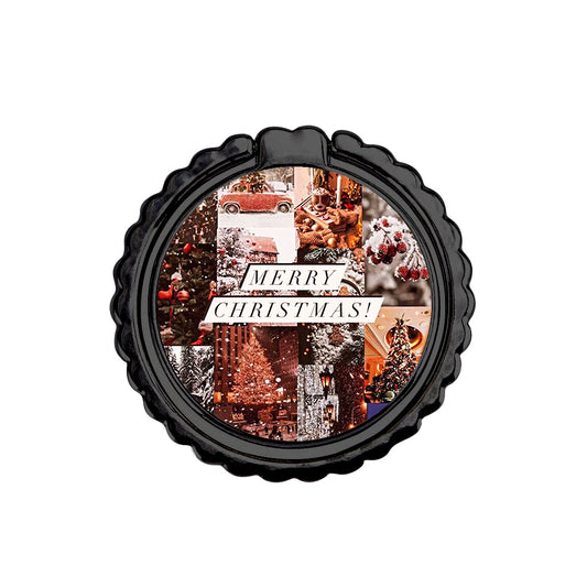 Xmas Collage - Μεταλλικό Δαχτυλίδι Κινητού