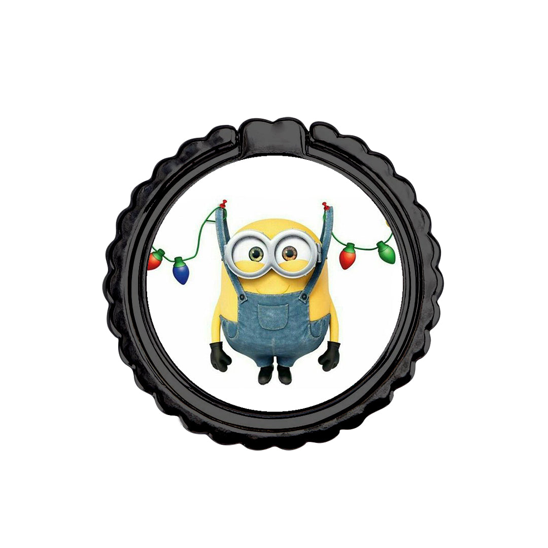 Xmas Minion Lights - Μεταλλικό Δαχτυλίδι Κινητού