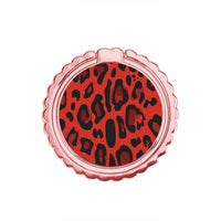 Thumbnail for Animal Red Leopard - Μεταλλικό Δαχτυλίδι Κινητού