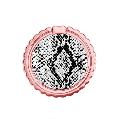 Animal White Snake - Μεταλλικό Δαχτυλίδι Κινητού