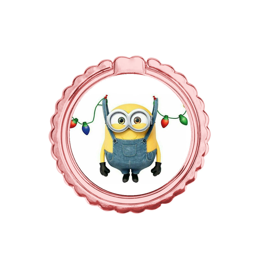 Xmas Minion Lights - Μεταλλικό Δαχτυλίδι Κινητού