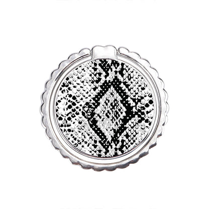 Animal White Snake - Μεταλλικό Δαχτυλίδι Κινητού