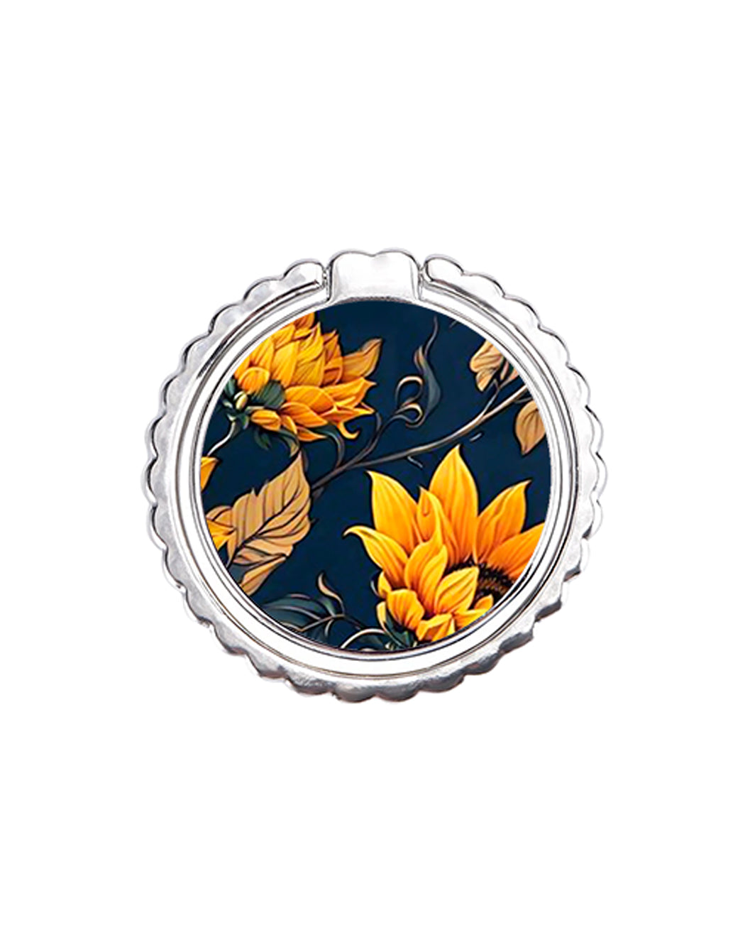 Autumn Sunflowers - Μεταλλικό Δαχτυλίδι Κινητού
