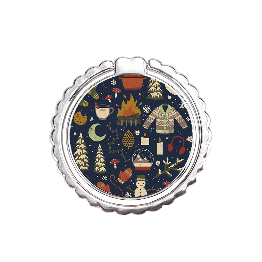 Christmas Elements - Μεταλλικό Δαχτυλίδι Κινητού