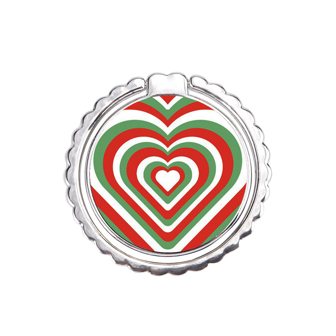 Christmas Hearts - Μεταλλικό Δαχτυλίδι Κινητού