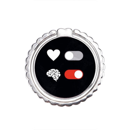 Heart Vs Brain - Μεταλλικό Δαχτυλίδι Κινητού