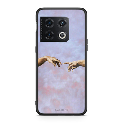 OnePlus 10 Pro Adam Hand θήκη από τη Smartfits με σχέδιο στο πίσω μέρος και μαύρο περίβλημα | Smartphone case with colorful back and black bezels by Smartfits