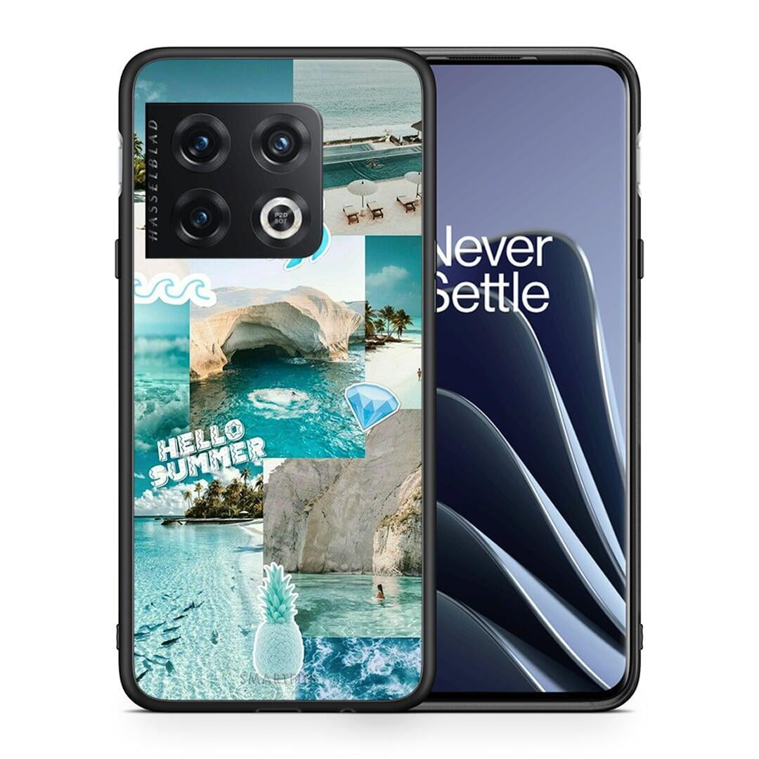 Θήκη OnePlus 10 Pro Aesthetic Summer από τη Smartfits με σχέδιο στο πίσω μέρος και μαύρο περίβλημα | OnePlus 10 Pro Aesthetic Summer case with colorful back and black bezels