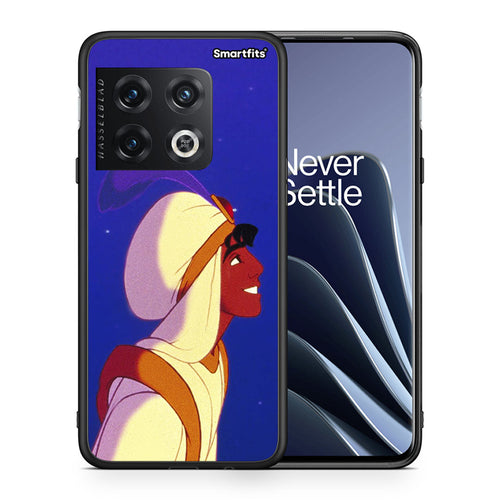 Θήκη OnePlus 10 Pro Alladin And Jasmine Love 1 από τη Smartfits με σχέδιο στο πίσω μέρος και μαύρο περίβλημα | OnePlus 10 Pro Alladin And Jasmine Love 1 case with colorful back and black bezels