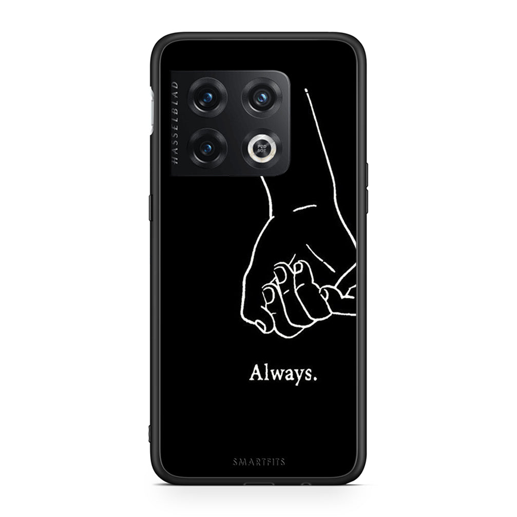 OnePlus 10 Pro Always & Forever 1 Θήκη Αγίου Βαλεντίνου από τη Smartfits με σχέδιο στο πίσω μέρος και μαύρο περίβλημα | Smartphone case with colorful back and black bezels by Smartfits