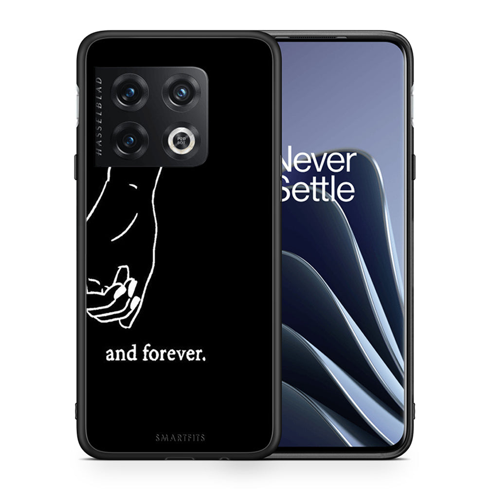 Θήκη Αγίου Βαλεντίνου OnePlus 10 Pro Always & Forever 2 από τη Smartfits με σχέδιο στο πίσω μέρος και μαύρο περίβλημα | OnePlus 10 Pro Always & Forever 2 case with colorful back and black bezels