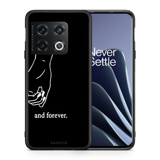 Θήκη Αγίου Βαλεντίνου OnePlus 10 Pro Always & Forever 2 από τη Smartfits με σχέδιο στο πίσω μέρος και μαύρο περίβλημα | OnePlus 10 Pro Always & Forever 2 case with colorful back and black bezels