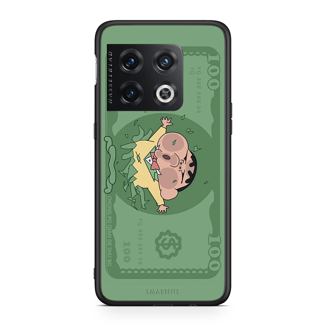 OnePlus 10 Pro Big Money Θήκη Αγίου Βαλεντίνου από τη Smartfits με σχέδιο στο πίσω μέρος και μαύρο περίβλημα | Smartphone case with colorful back and black bezels by Smartfits