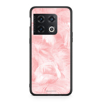 Thumbnail for 33 - OnePlus 10 Pro Pink Feather Boho case, cover, bumper