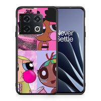 Thumbnail for Θήκη Αγίου Βαλεντίνου OnePlus 10 Pro Bubble Girls από τη Smartfits με σχέδιο στο πίσω μέρος και μαύρο περίβλημα | OnePlus 10 Pro Bubble Girls case with colorful back and black bezels