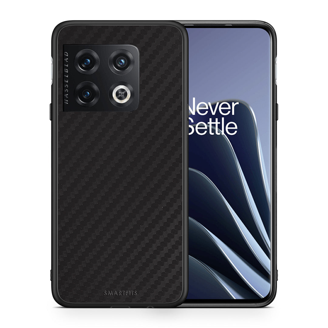 Θήκη OnePlus 10 Pro Carbon Black από τη Smartfits με σχέδιο στο πίσω μέρος και μαύρο περίβλημα | OnePlus 10 Pro Carbon Black case with colorful back and black bezels