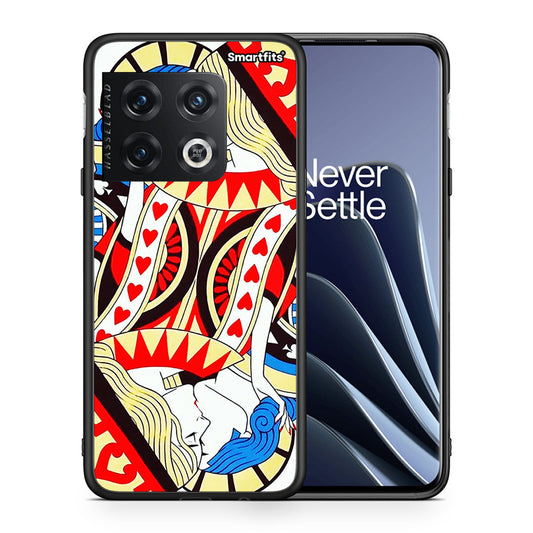 Θήκη OnePlus 10 Pro Card Love από τη Smartfits με σχέδιο στο πίσω μέρος και μαύρο περίβλημα | OnePlus 10 Pro Card Love case with colorful back and black bezels