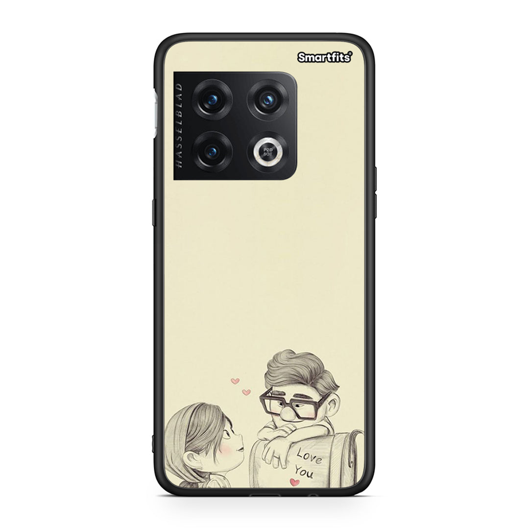 OnePlus 10 Pro Carl And Ellie θήκη από τη Smartfits με σχέδιο στο πίσω μέρος και μαύρο περίβλημα | Smartphone case with colorful back and black bezels by Smartfits