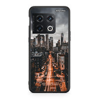 Thumbnail for OnePlus 10 Pro City Lights θήκη από τη Smartfits με σχέδιο στο πίσω μέρος και μαύρο περίβλημα | Smartphone case with colorful back and black bezels by Smartfits
