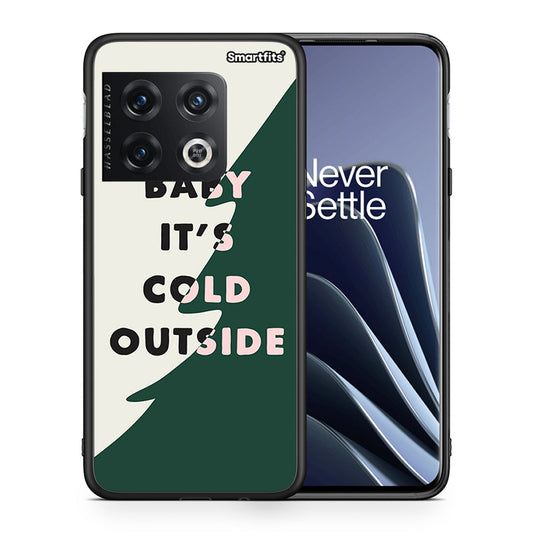 Θήκη OnePlus 10 Pro Cold Outside από τη Smartfits με σχέδιο στο πίσω μέρος και μαύρο περίβλημα | OnePlus 10 Pro Cold Outside case with colorful back and black bezels