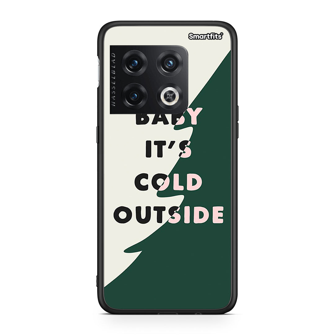 OnePlus 10 Pro Cold Outside θήκη από τη Smartfits με σχέδιο στο πίσω μέρος και μαύρο περίβλημα | Smartphone case with colorful back and black bezels by Smartfits