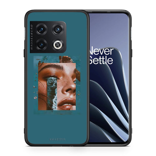 Θήκη OnePlus 10 Pro Cry An Ocean από τη Smartfits με σχέδιο στο πίσω μέρος και μαύρο περίβλημα | OnePlus 10 Pro Cry An Ocean case with colorful back and black bezels