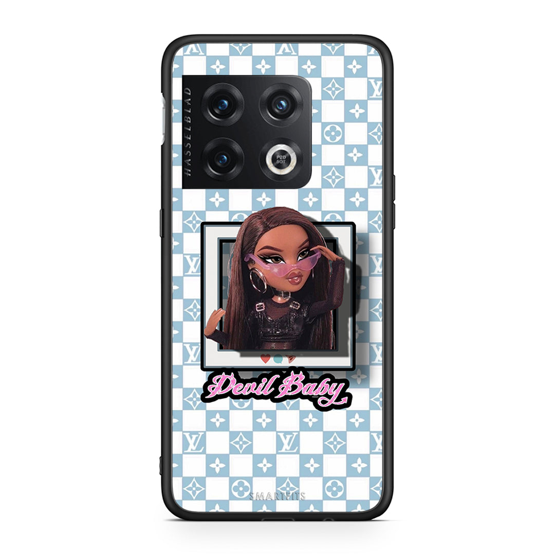 OnePlus 10 Pro Devil Baby Θήκη Αγίου Βαλεντίνου από τη Smartfits με σχέδιο στο πίσω μέρος και μαύρο περίβλημα | Smartphone case with colorful back and black bezels by Smartfits