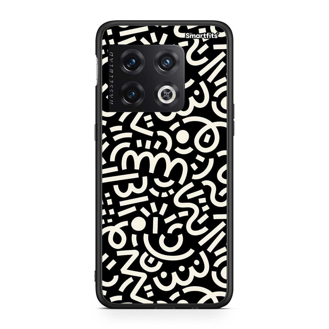 OnePlus 10 Pro Doodle Art θήκη από τη Smartfits με σχέδιο στο πίσω μέρος και μαύρο περίβλημα | Smartphone case with colorful back and black bezels by Smartfits