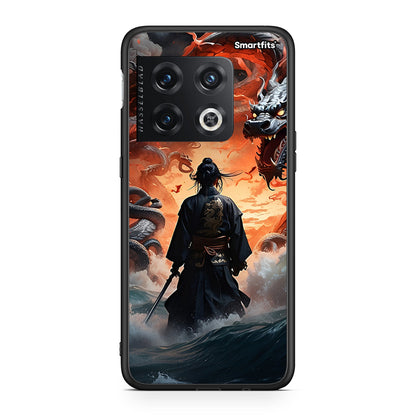OnePlus 10 Pro Dragons Fight θήκη από τη Smartfits με σχέδιο στο πίσω μέρος και μαύρο περίβλημα | Smartphone case with colorful back and black bezels by Smartfits
