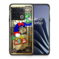 Thumbnail for Θήκη OnePlus 10 Pro Duck Money από τη Smartfits με σχέδιο στο πίσω μέρος και μαύρο περίβλημα | OnePlus 10 Pro Duck Money case with colorful back and black bezels