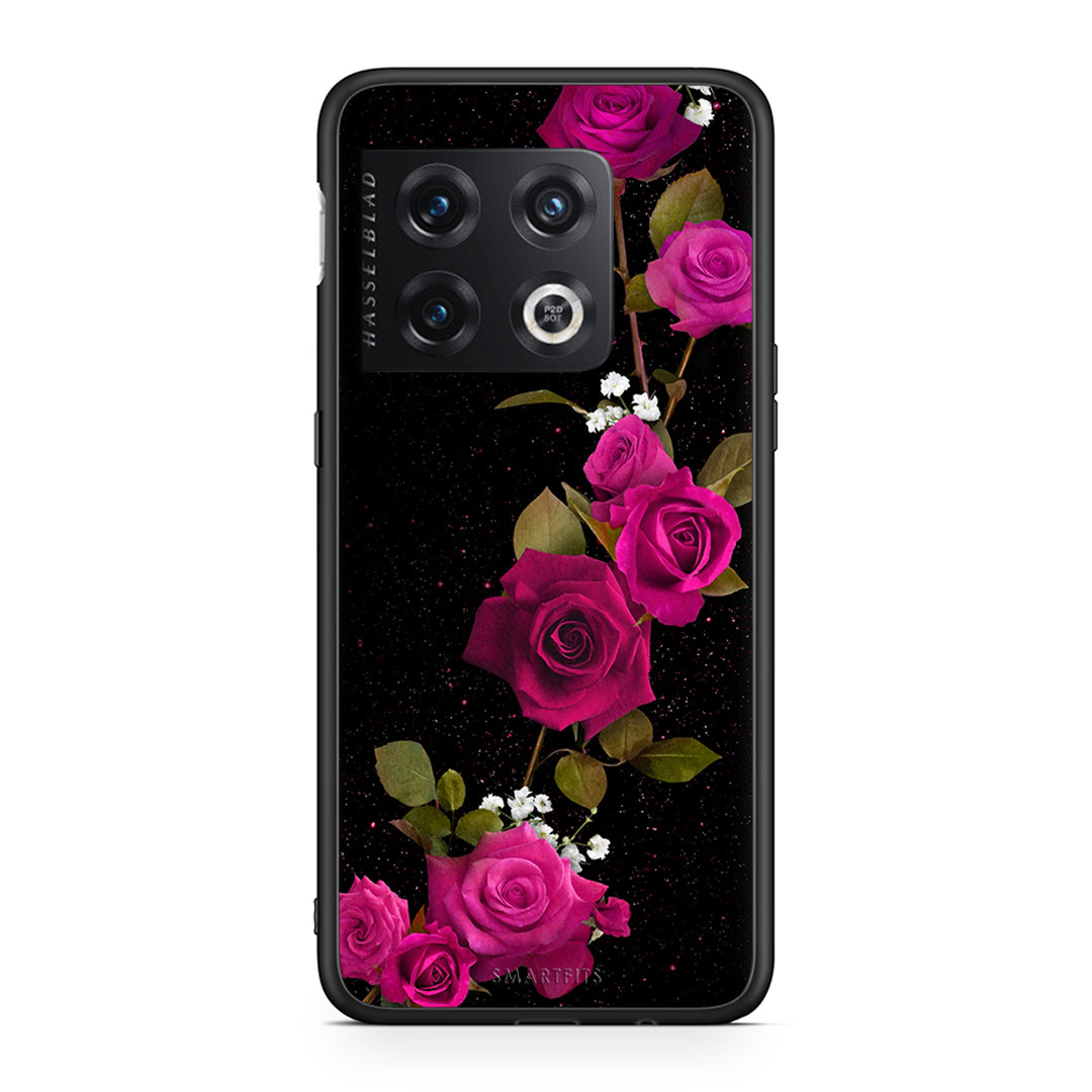 4 - OnePlus 10 Pro Red Roses Flower case, cover, bumper