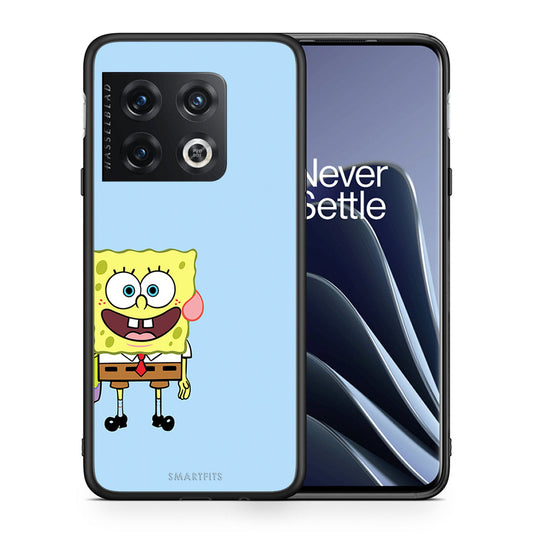 Θήκη OnePlus 10 Pro Friends Bob από τη Smartfits με σχέδιο στο πίσω μέρος και μαύρο περίβλημα | OnePlus 10 Pro Friends Bob case with colorful back and black bezels