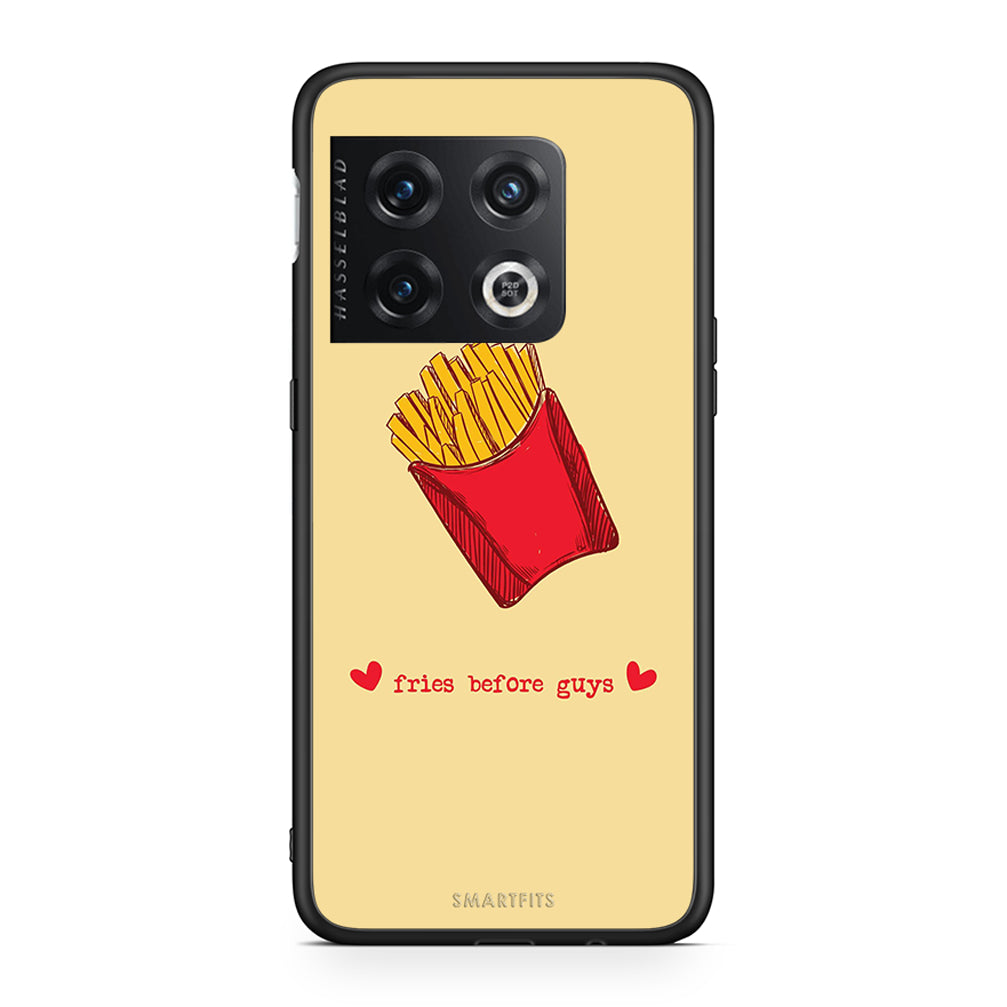 OnePlus 10 Pro Fries Before Guys Θήκη Αγίου Βαλεντίνου από τη Smartfits με σχέδιο στο πίσω μέρος και μαύρο περίβλημα | Smartphone case with colorful back and black bezels by Smartfits